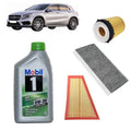 Kit tagliando + 6L Olio Mobil1 0W30 ESP per GLA X156 1991cc benzina GLA220 GLA250