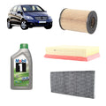Kit tagliando + 5L olio Mobil1 per Classe B W245 B150 B160 B170 B180 B200 benzina (2005-2011)