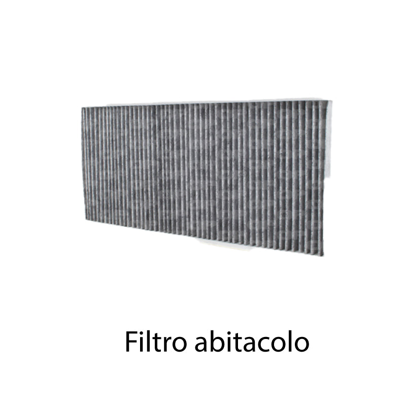 Kit tagliando + 6L Olio Q8 5W30 per Classe A W176 Benzina dal 2012 al 2018