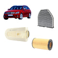 Kit tagliando 3 filtri per Classe C W204 C204 2143CC gasolio 180CDI 200CDI 220CDI 250CDI (2007-2014)