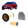 Kit tagliando 3 filtri per Classe C W204 2987CC gasolio 642.830