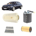 Kit tagliando 4 filtri per Classe S W222 2143CC gasolio/ibrido