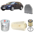 Kit tagliando 4 filtri per CLS C218 gasolio 2143CC 250CDI 220CDI