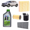 Kit tagliando 4 filtri + 7L olio Mobil 5W30 per GLA X156,2143cc gasolio, 200CDI 220CDI