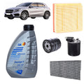 Kit tagliando 4 filtri + 5L olio Q8 5W30 per GLA X156,1461 gasolio, 180CDI 80 kW - 109 Cv