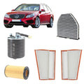 Kit tagliando 5 filtri per Classe E W212 2987CC 300cdi,320cdi
