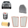 Kit tagliando 5 filtri per Classe ML W164 2987CC gasolio 300cdi 320cdi