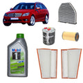 Kit tagliando 5 filtri + 8L olio Mobil1 5W30 ESP per Classe C W204 2987CC gasolio 320CDI 350CDI