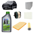 Kit tagliando 5 filtri + 8L olio 5W30 Mobil1 ESP per GLS X167 2925cc gasolio,350CDI 400CDI