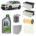 Kit tagliando 6 filtri + 9L olio Mobil1 5W30 ESP per GLS X166 2987CC 350CDI OM642.855
