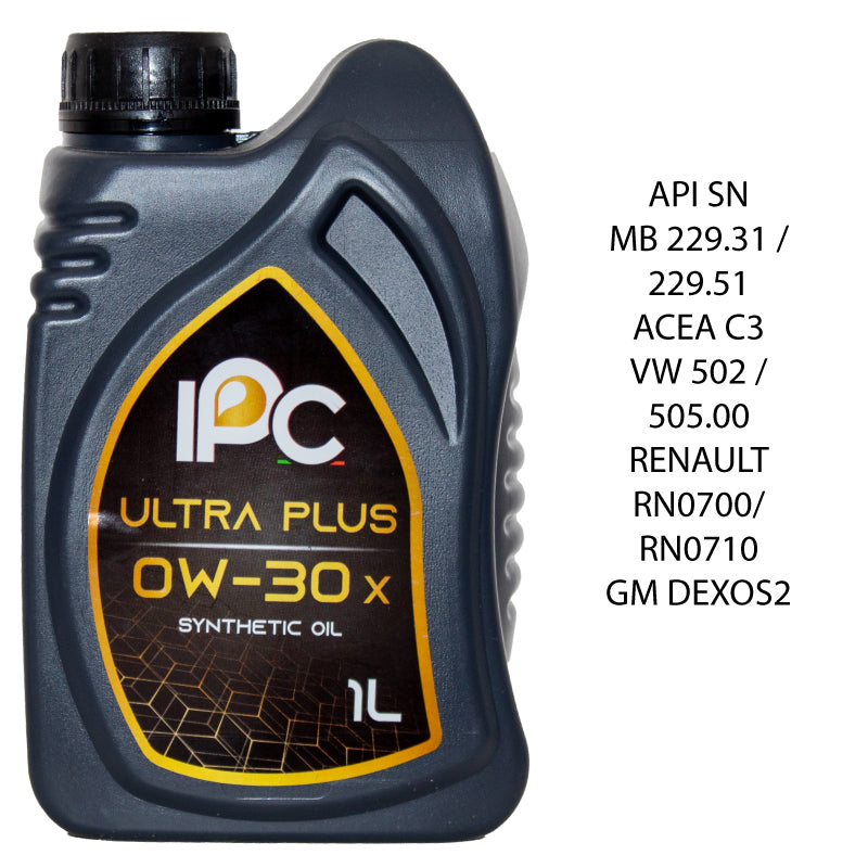 Olio motore 0W30 0W-30 IPC Ultra Plus X