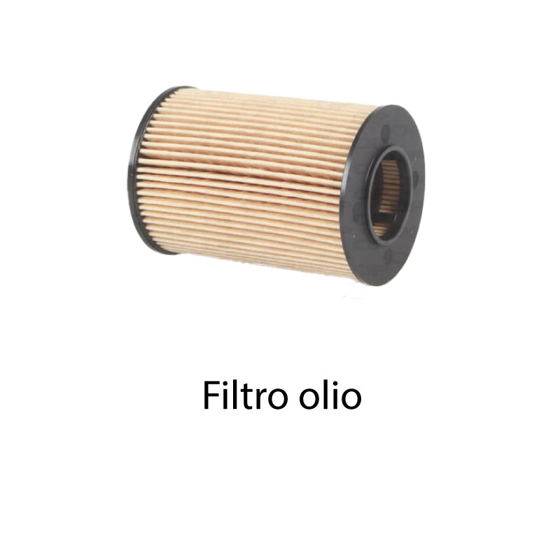 Kit tagliando + 5L olio Q8 per Classe A W169 A150/A160/A170/A180/A200 benzina (2004-2012)