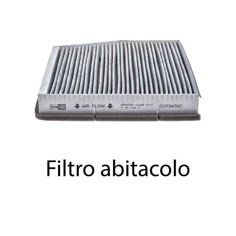 Kit tagliando + 7L olio Mobil1 5w30 per CLA gasolio 200CDI/220CDI dal 2013 al 2019