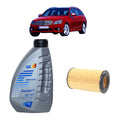 Kit tagliando filtro olio + 7L olio Q8 5W30 per Classe C W204 C204 2143CC gasolio 180CDI 200CDI 220CDI 250CDI (2007-2014)