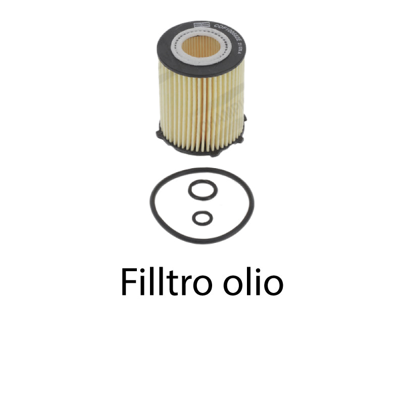 Kit tagliando + 6L olio Mobil1 5W30 per CLA coupé C117 benzina CLA180 CLA200 CLA 220 CLA250