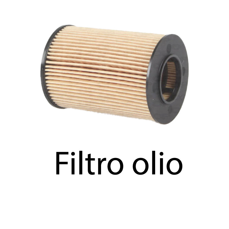 Kit tagliando + 5L olio Q8 5W30 per Mercedes Benz Classe B W245 B150 B160 B170 B180 B200 benzina (2005-2011)