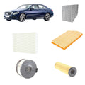 Kit tagliando 5 filtri per Classe C W205 S205 C205 1598CC gasolio 180D 200D 180/200 Bluetec
