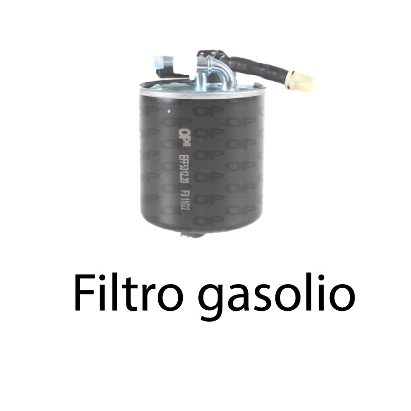 Kit tagliando 4 filtri per CLS C218 gasolio 2143CC 250CDI 220CDI