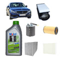 Kit tagliando 5 filtri + 6L olio 5W30 Mobil1 ESP per Classe C W205 S205 C205 2143CC gasolio 220D 250D Bluetec