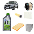 Kit tagliando 5 filtri + 7L olio 5W30 Mobil1 ESP per GLC X253 1950CC gasolio/Plug-in Hybrid