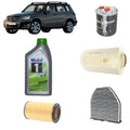 Kit tagliando 4 filtri + 7L olio 5W30 Mobil1 per GLK X204 2143CC gasolio (2008-2015)