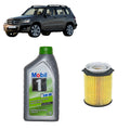 Kit tagliando filtro olio+ 6 litri olio Mobil1 5W-30 per GLK X204 1991cc benzina,2008-2015
