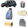 Kit tagliando 4 filtri + 7L olio Q8 5W30 per GLK X204 2143CC gasolio 200CDI 220CDI 250CDI (2008-2015)